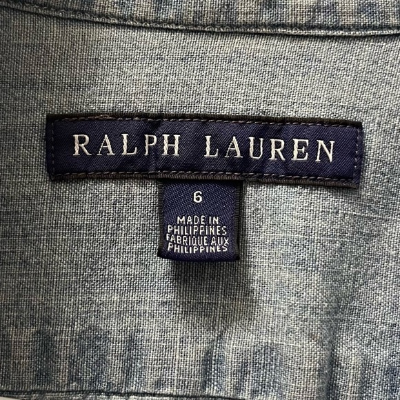 💙Ralph  Lauren: Cotton Shirt - Picture 3 of 8